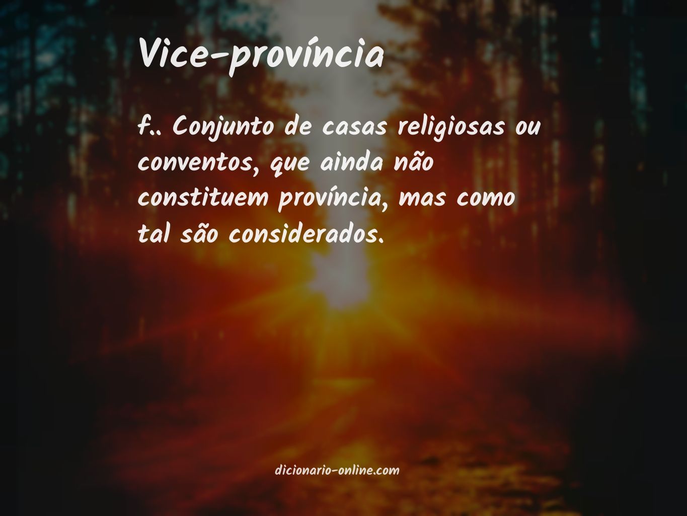 Significado de vice-província