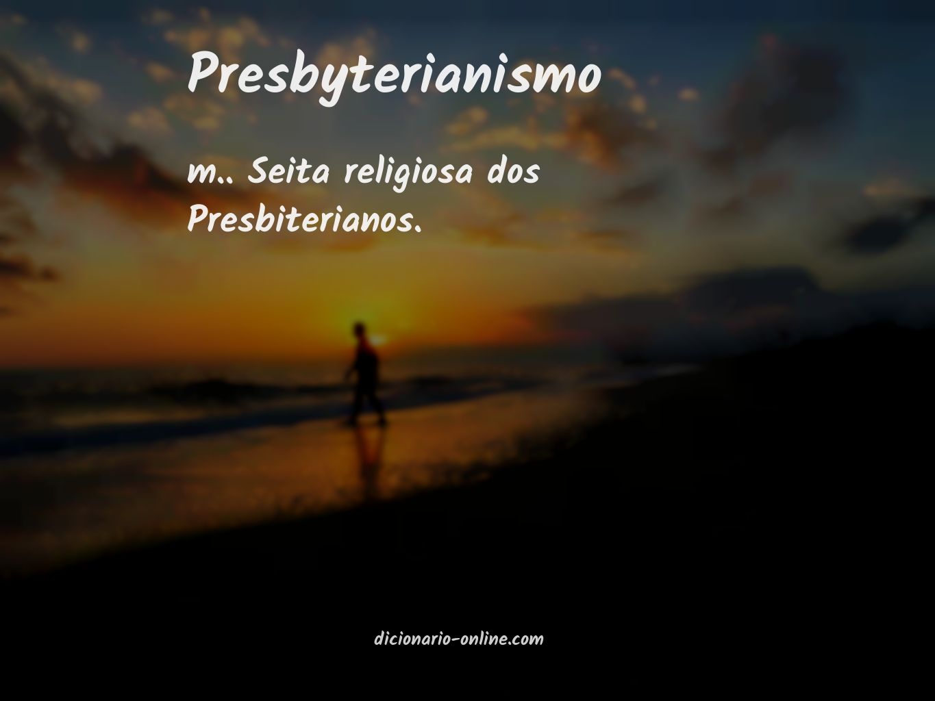 Significado de presbyterianismo
