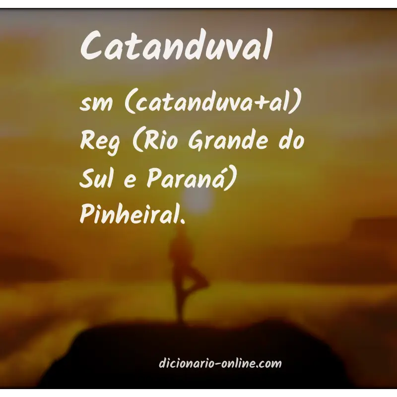 Significado de catanduval