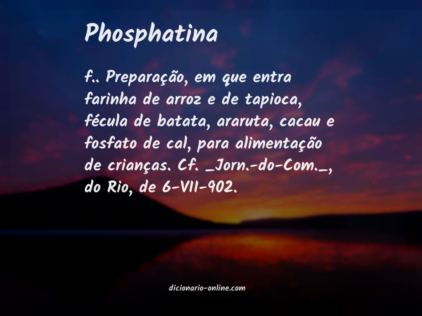 Significado de phosphatina