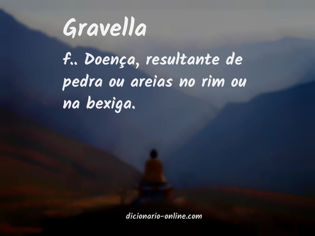 Significado de gravella