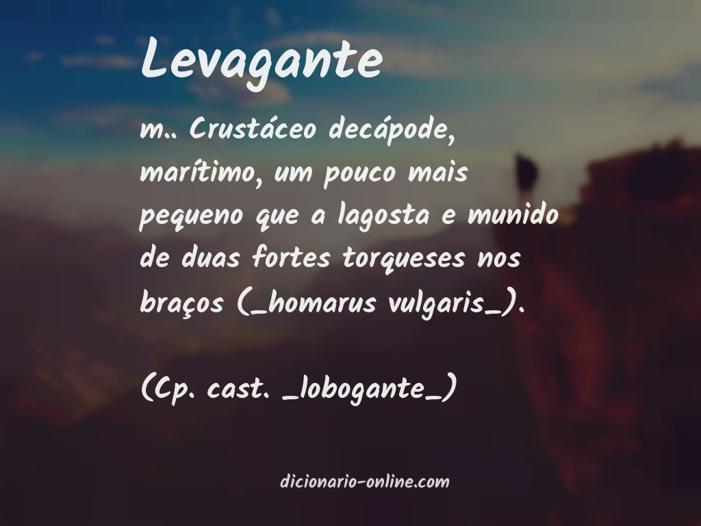 Significado de levagante