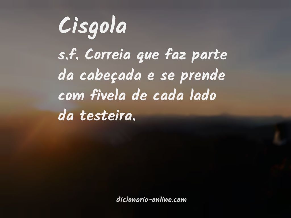 Significado de cisgola