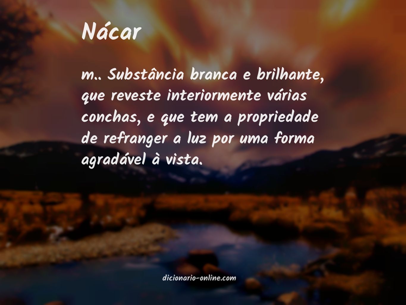 Significado de nácar