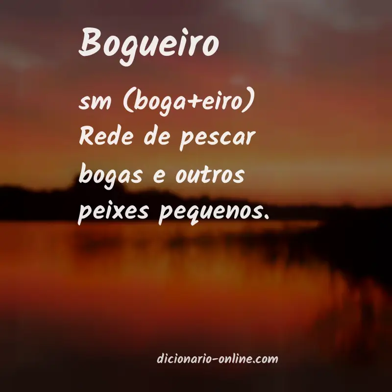 Significado de bogueiro
