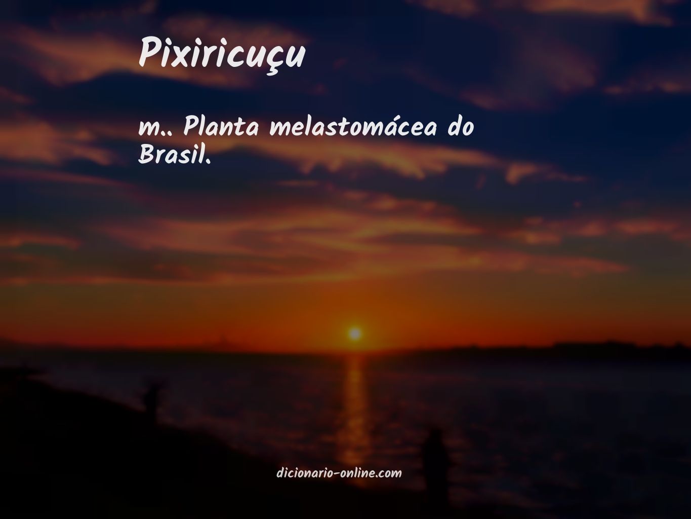 Significado de pixiricuçu