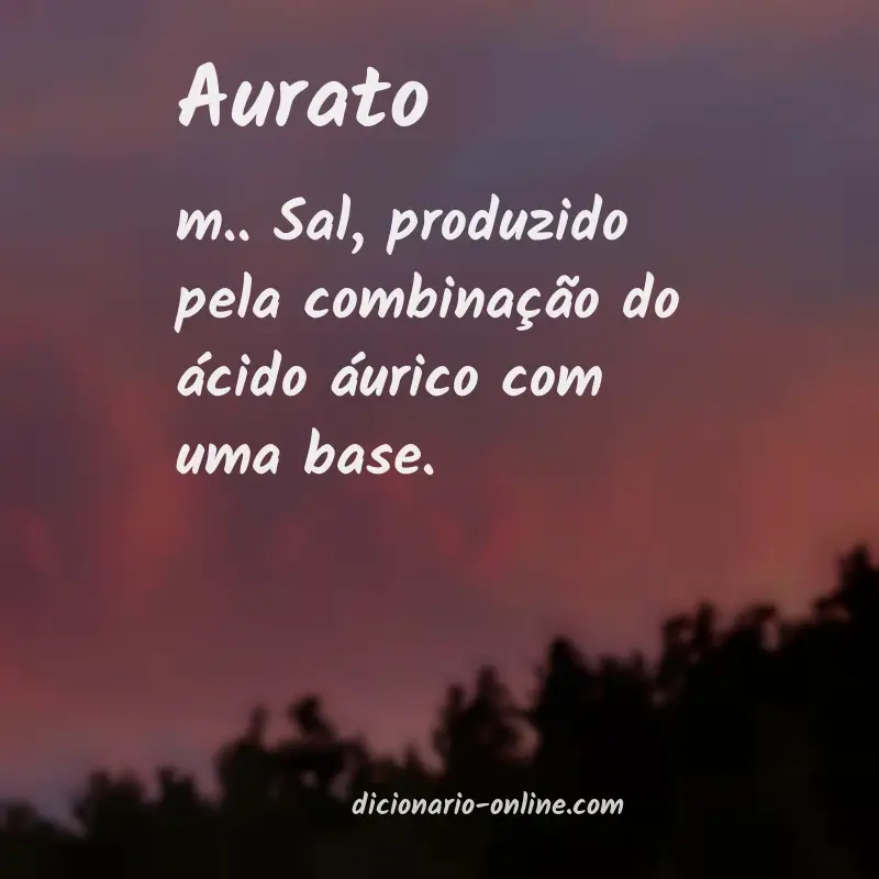 Significado de aurato