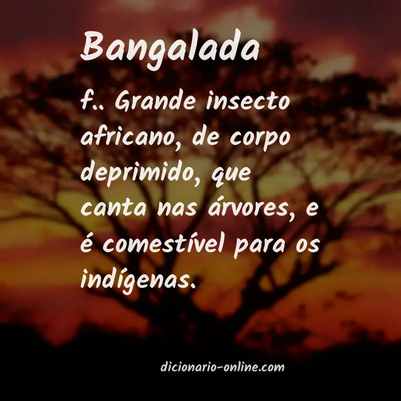 Significado de bangalada