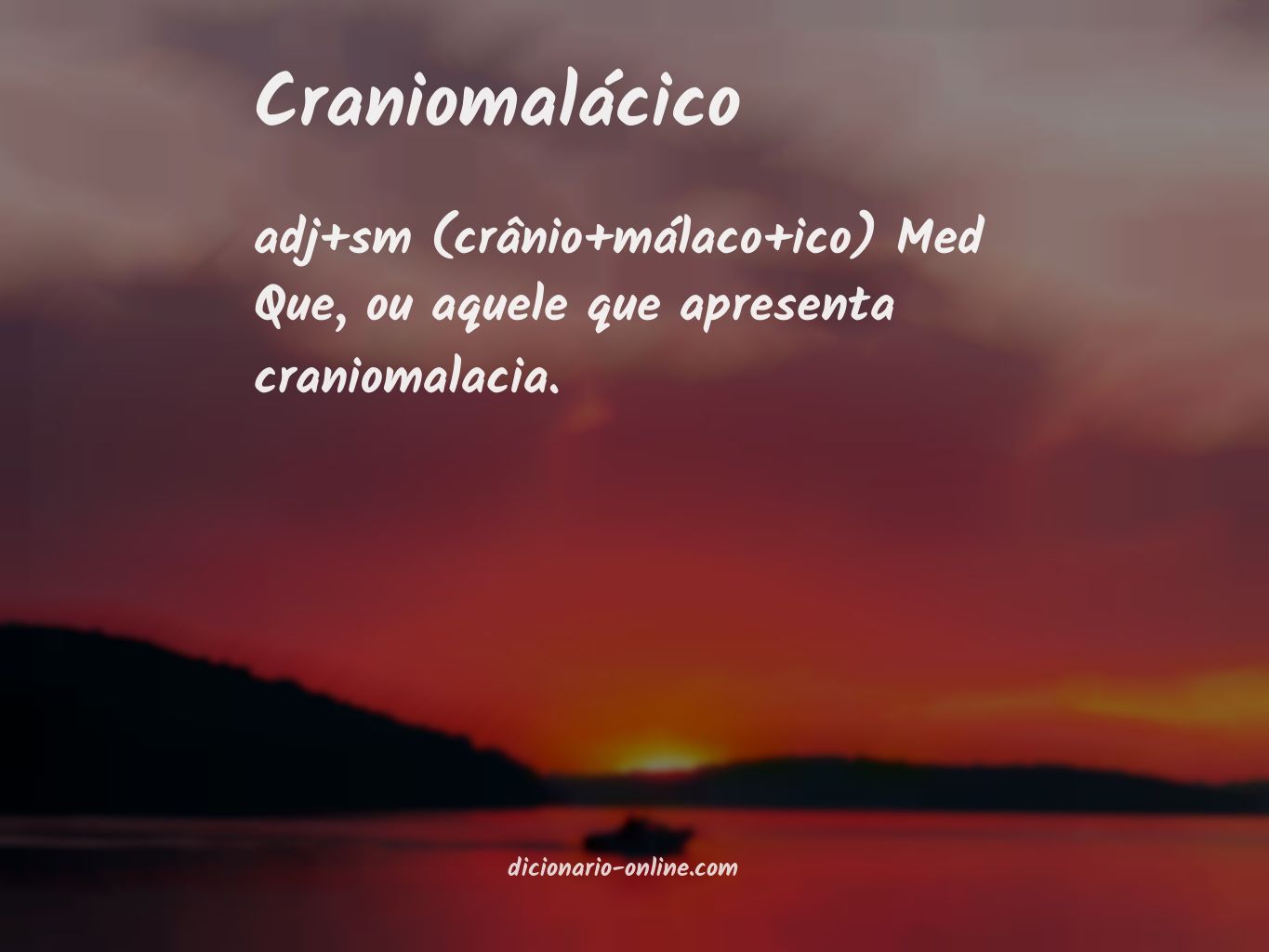 Significado de craniomalácico