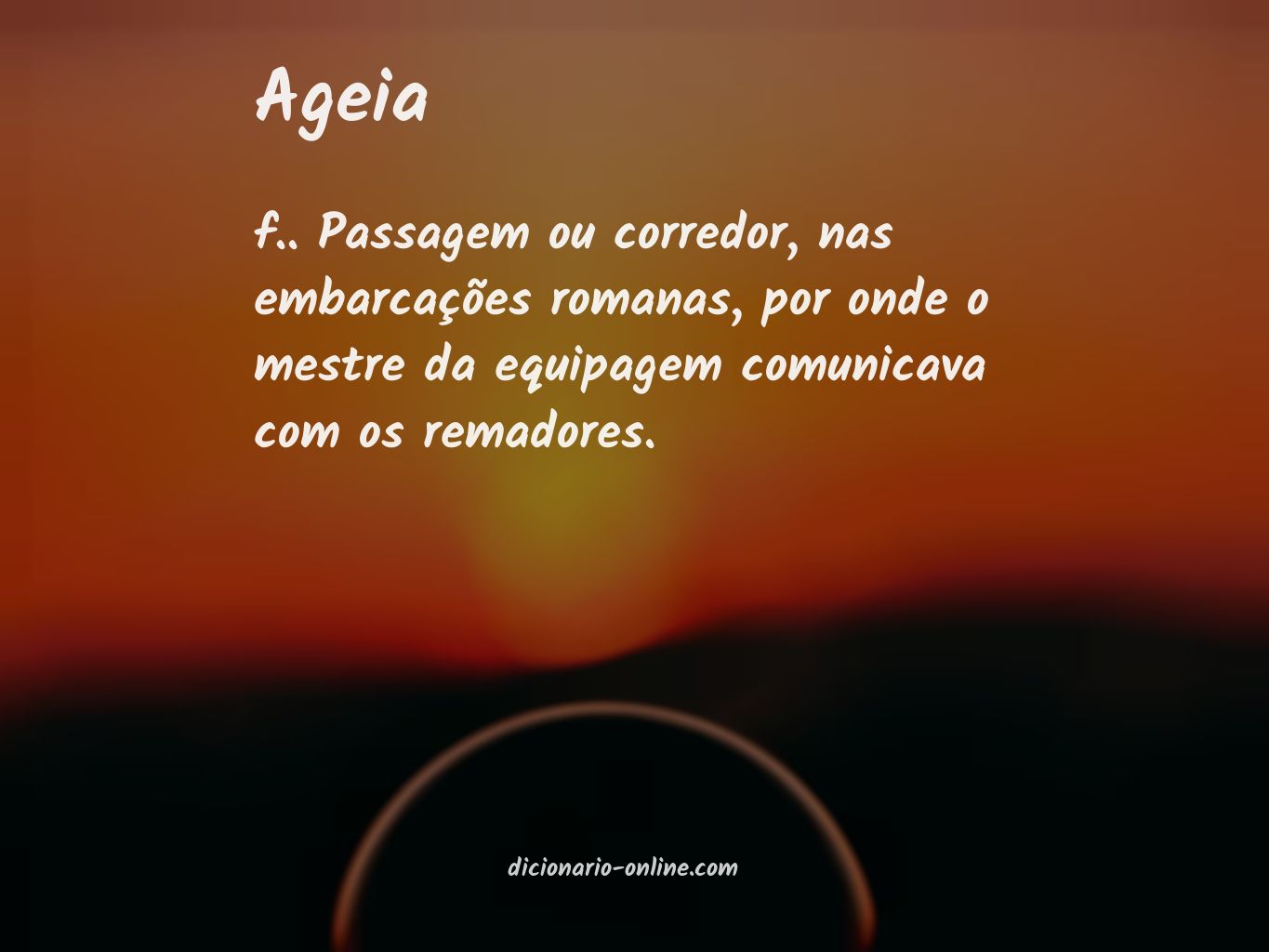 Significado de ageia