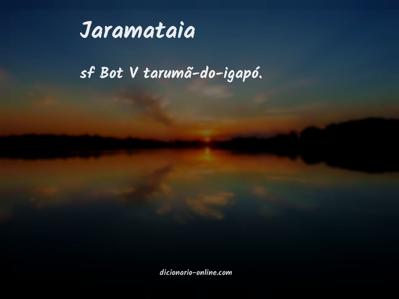 Significado de jaramataia