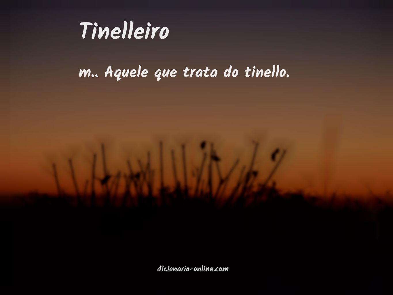 Significado de tinelleiro