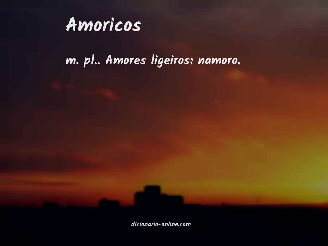 Significado de amoricos