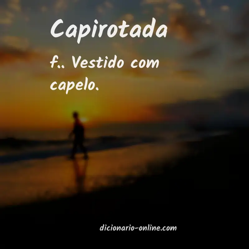 Significado de capirotada