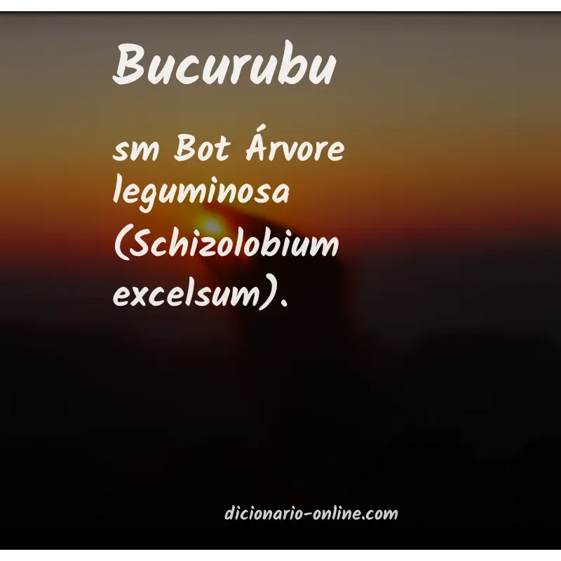 Significado de bucurubu