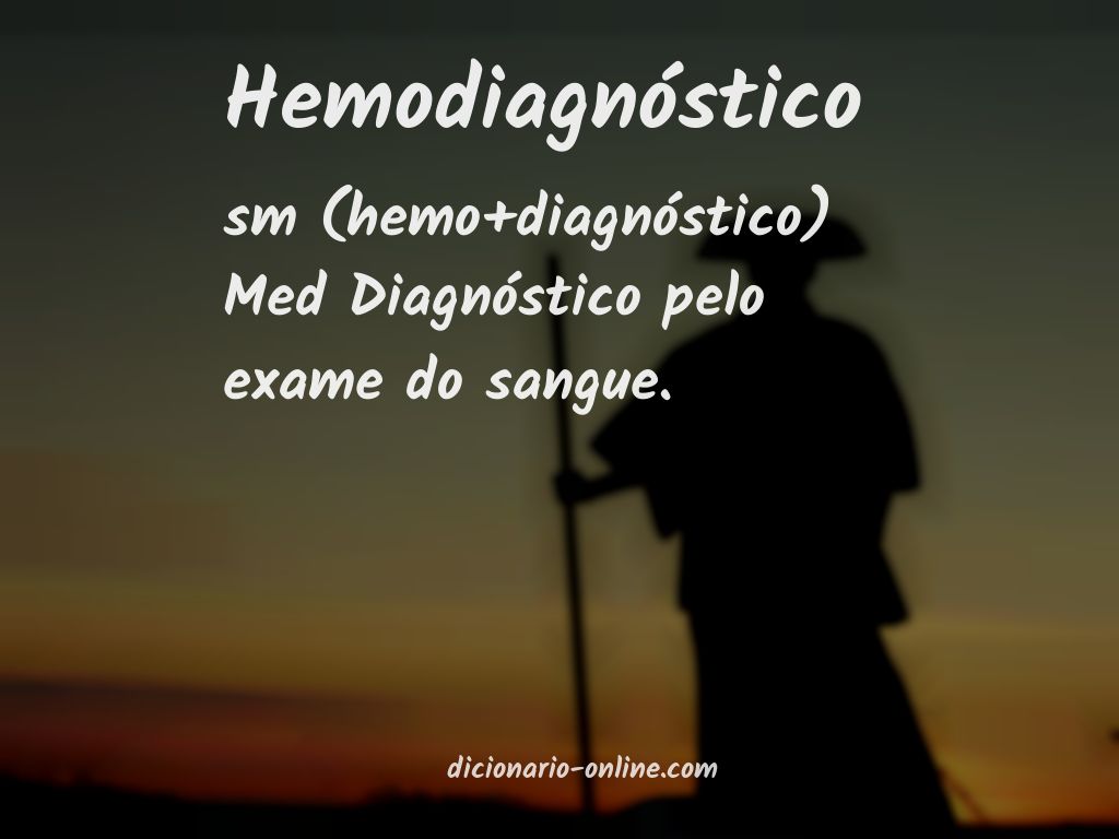 Significado de hemodiagnóstico