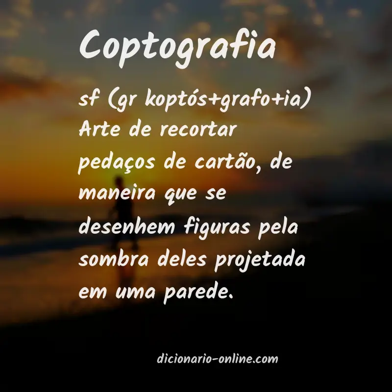 Significado de coptografia
