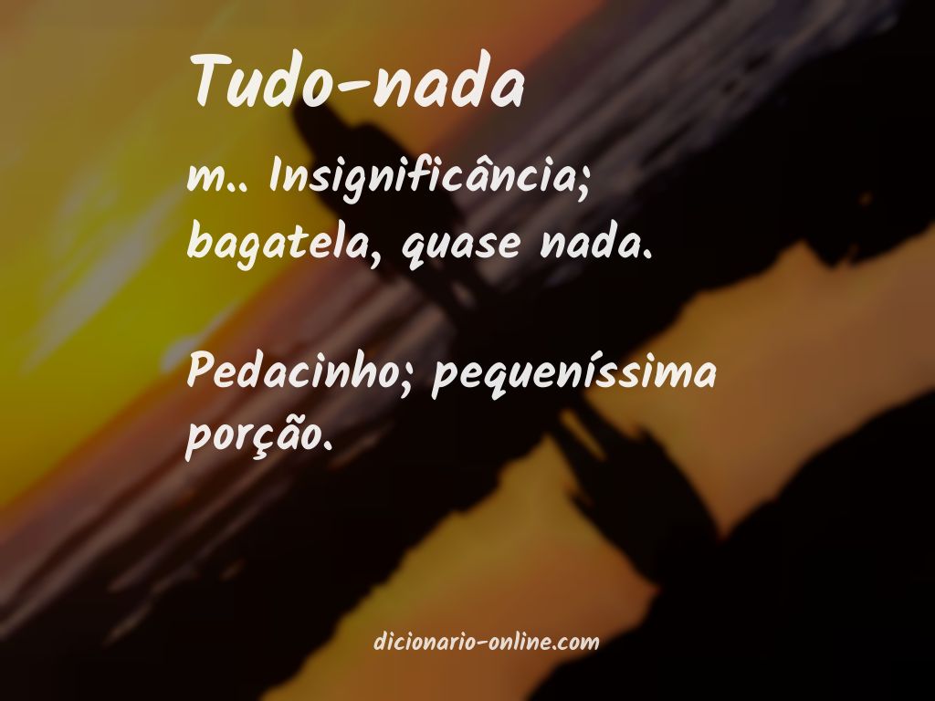 Significado de tudo-nada