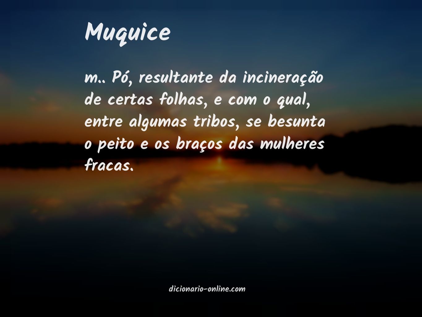 Significado de muquice