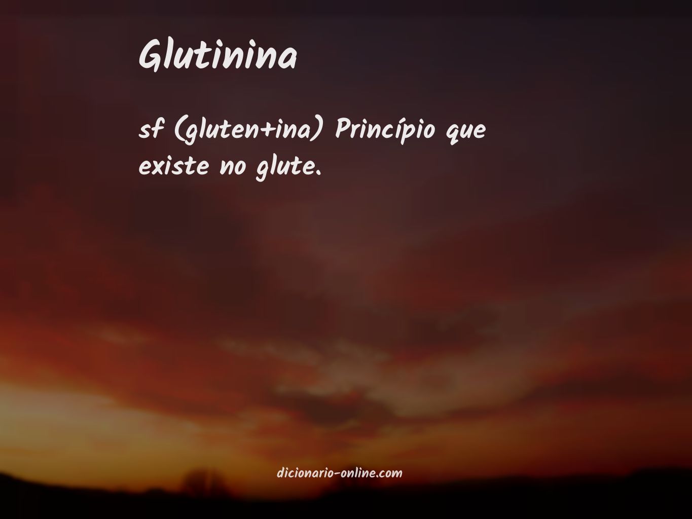 Significado de glutinina