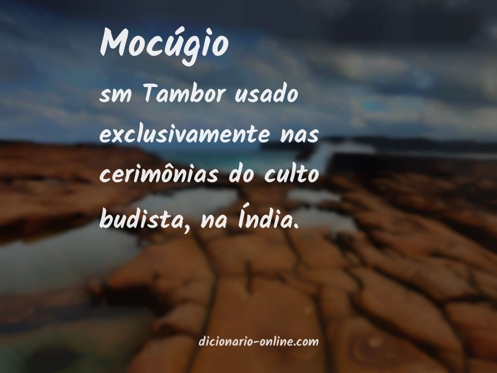 Significado de mocúgio