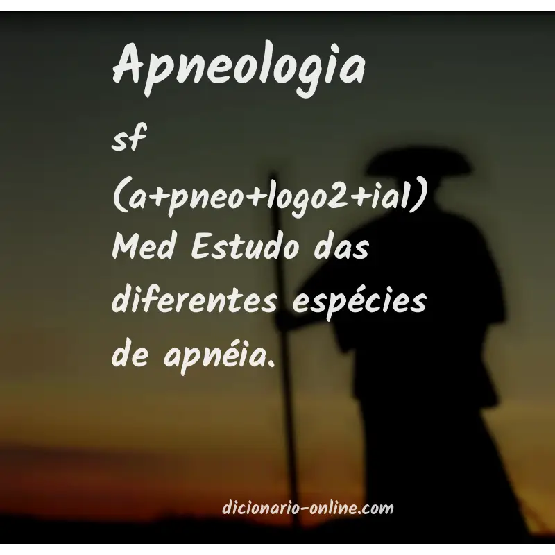 Significado de apneologia