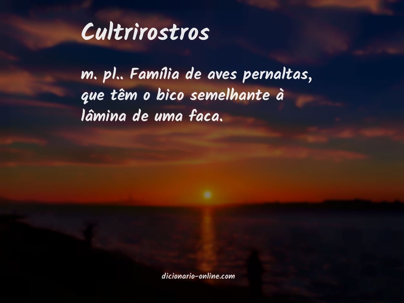 Significado de cultrirostros