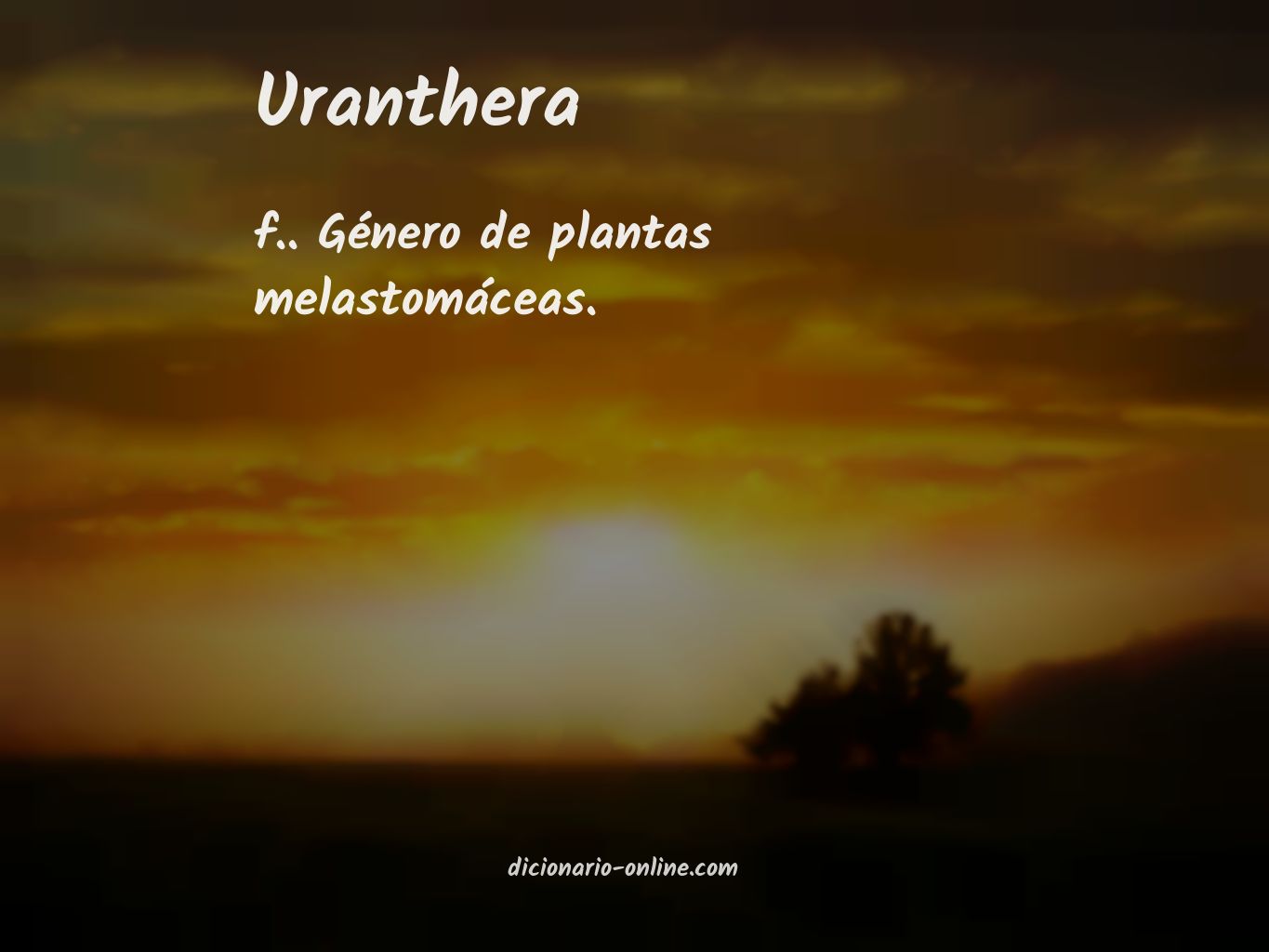 Significado de uranthera