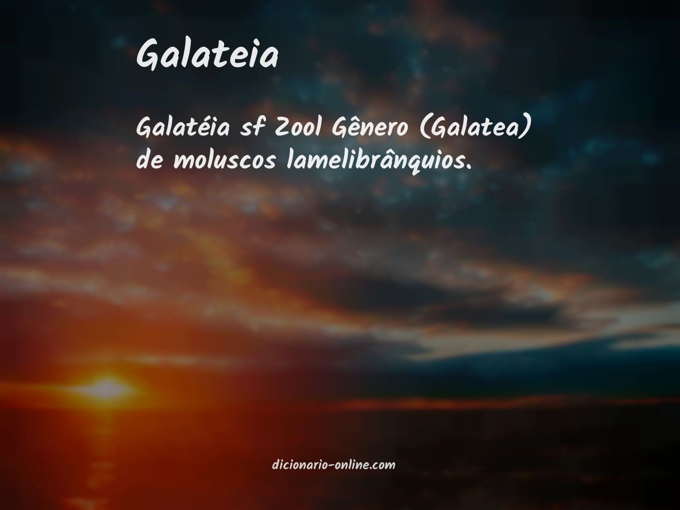 Significado de galateia