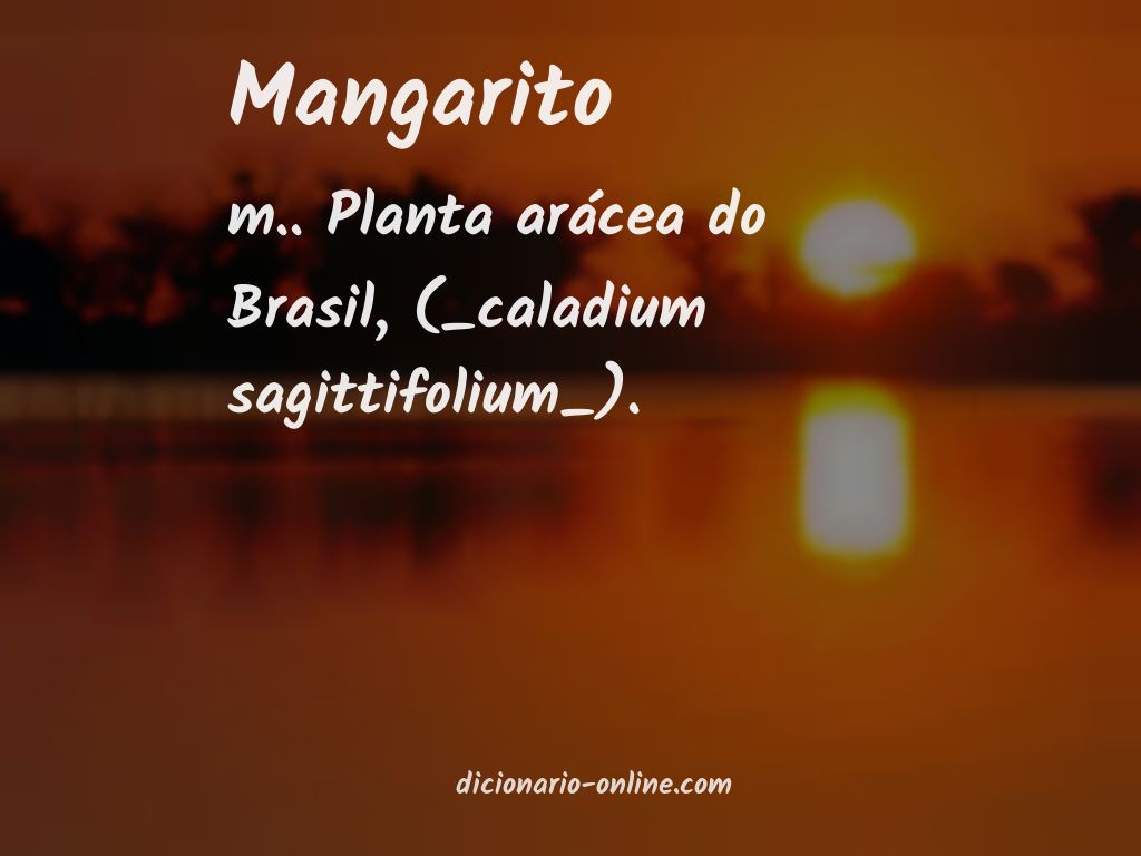 Significado de mangarito