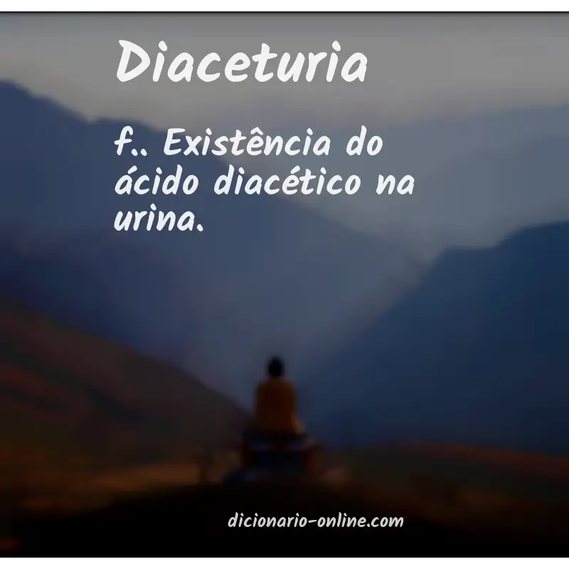 Significado de diaceturia