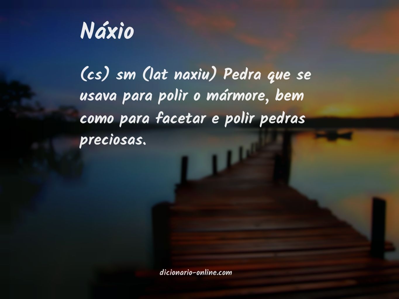 Significado de náxio