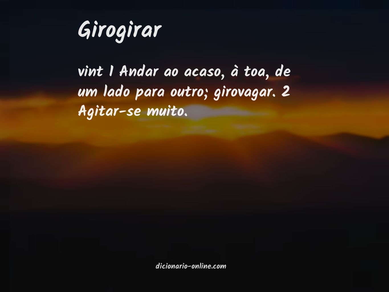 Significado de girogirar