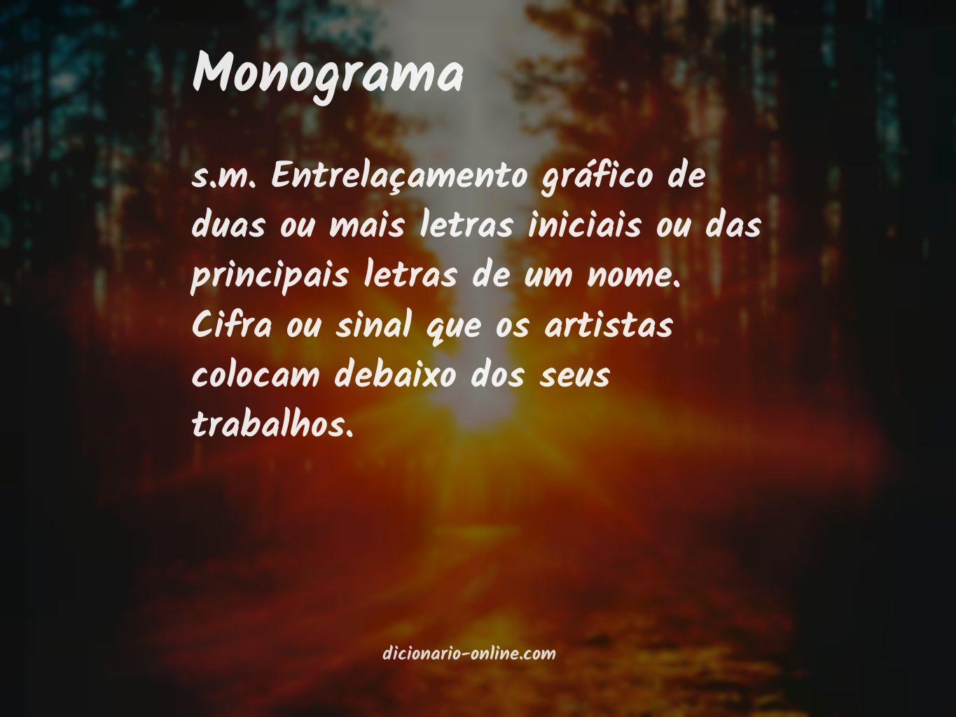 Significado de monograma