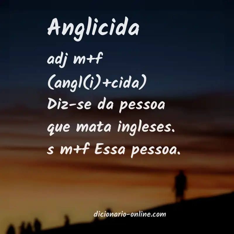 Significado de anglicida