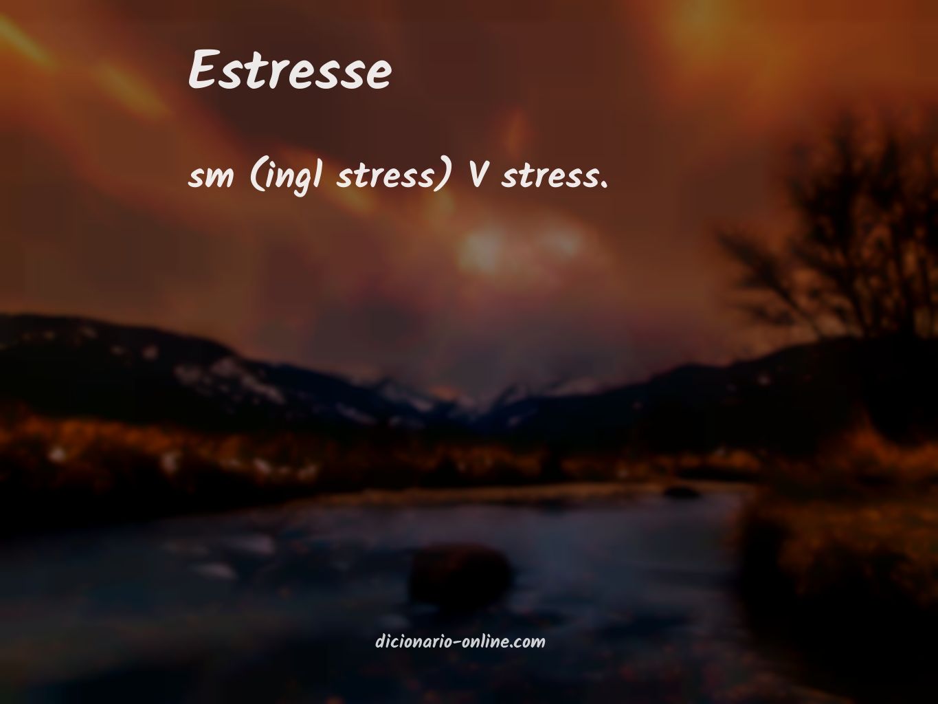 Significado de estresse