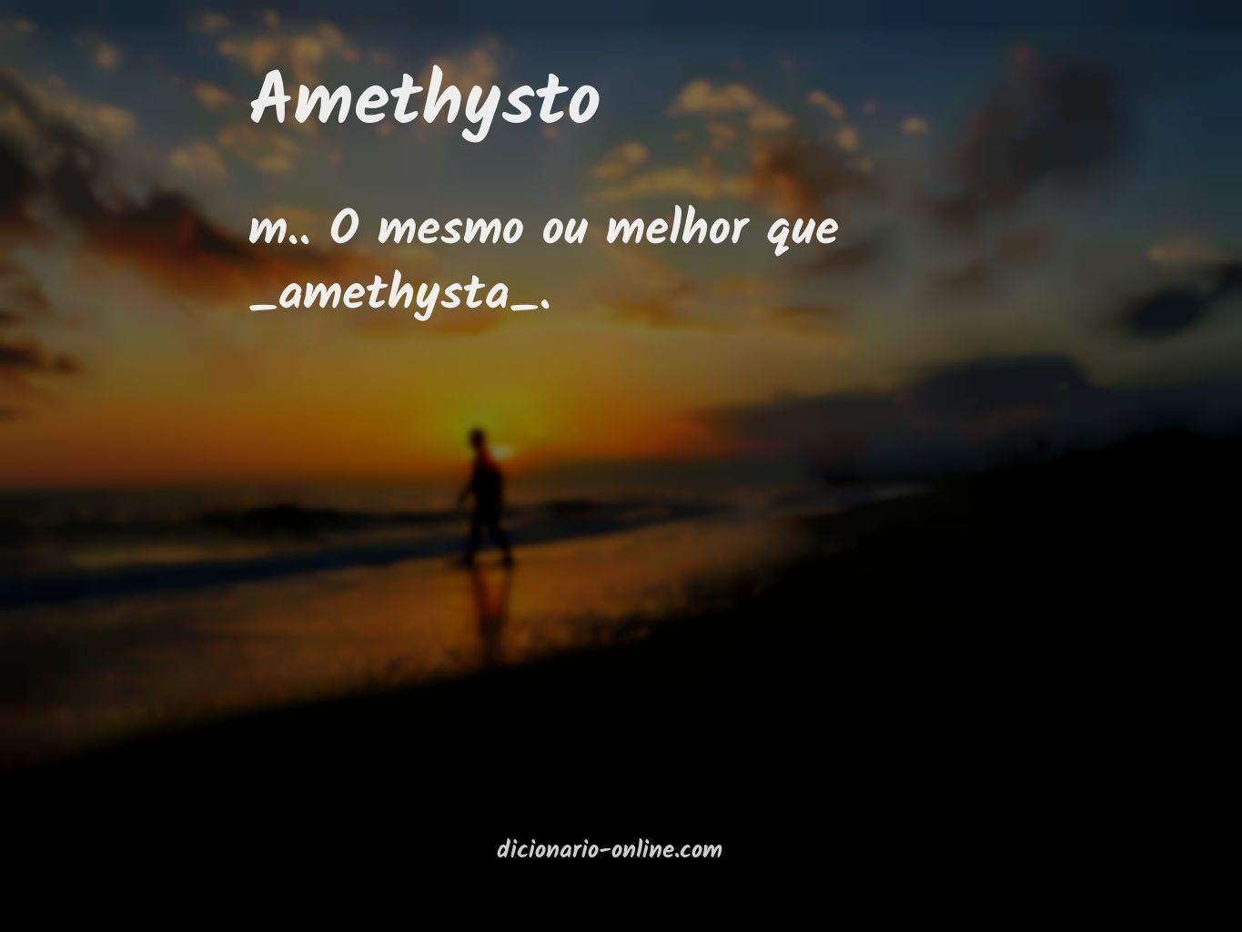 Significado de amethysto