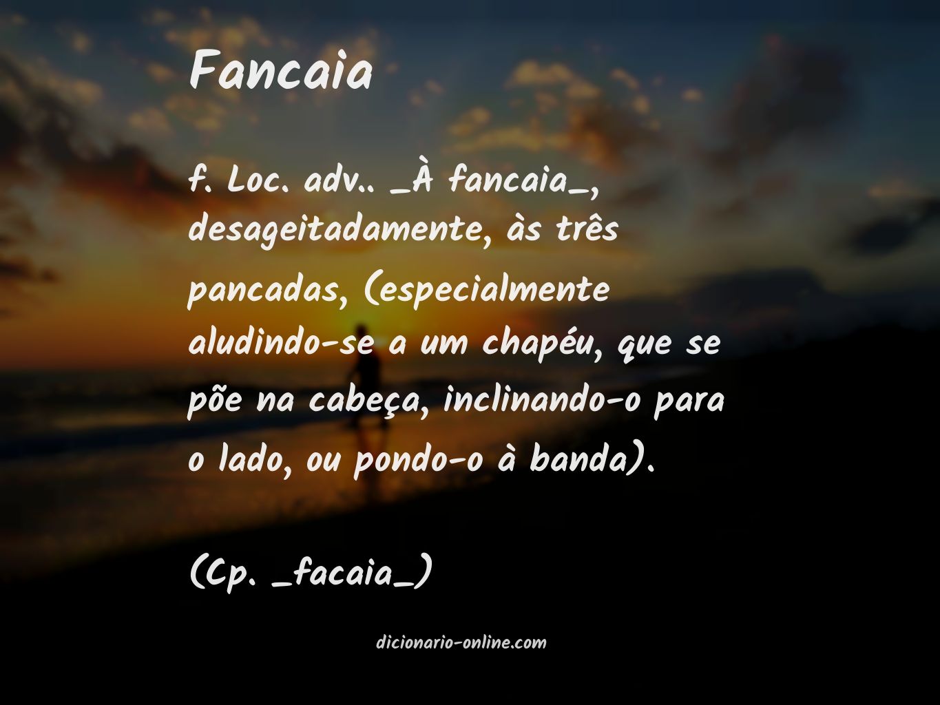 Significado de fancaia