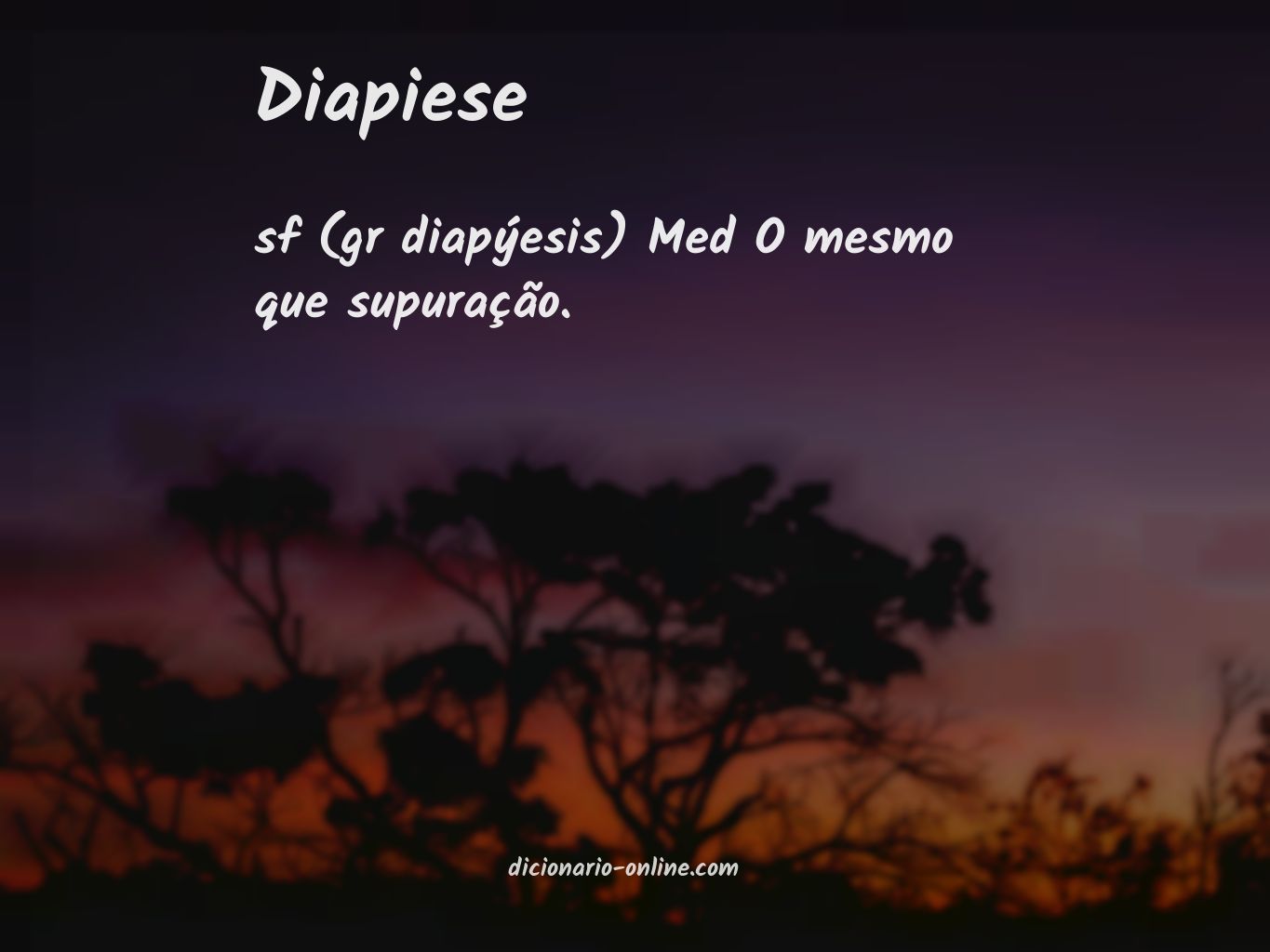 Significado de diapiese