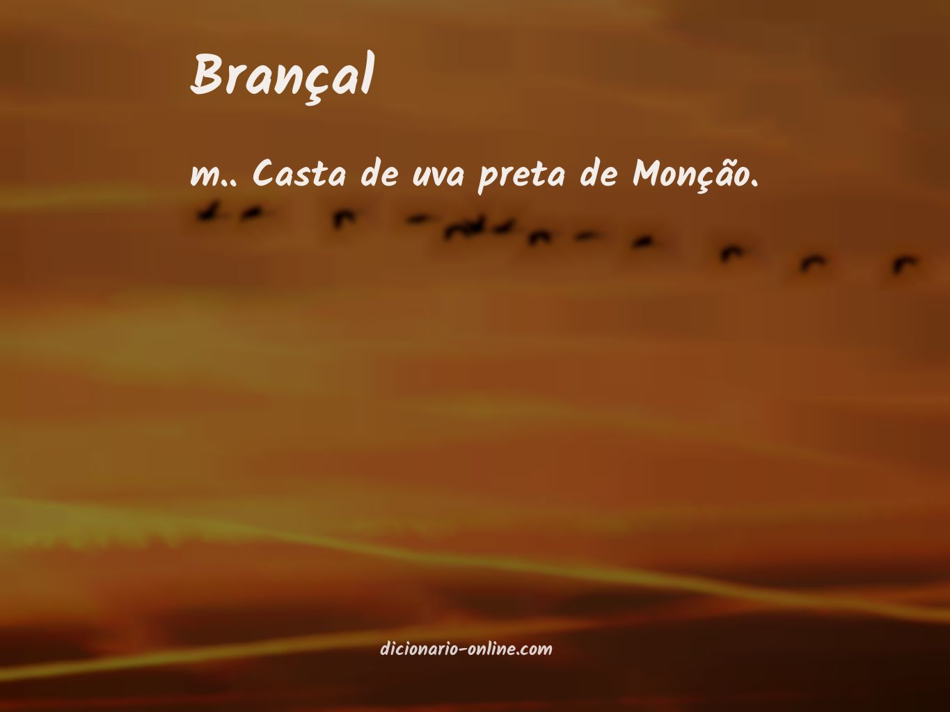 Significado de brançal