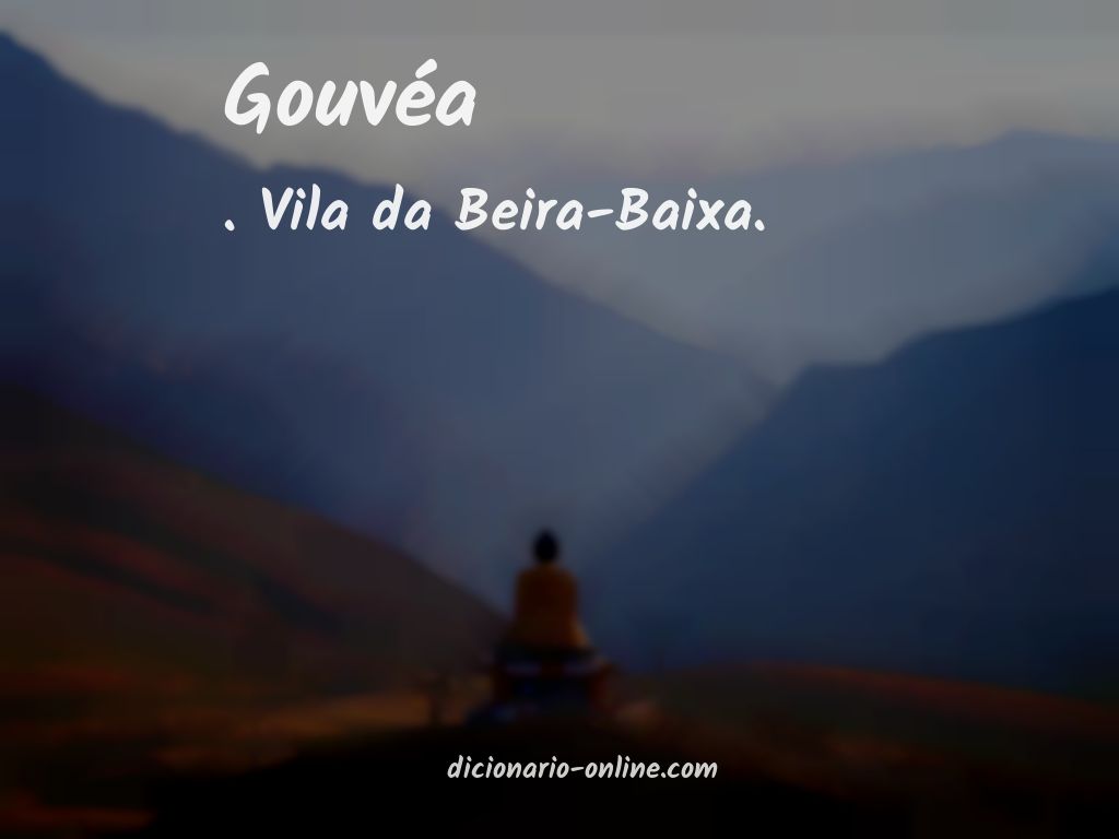 Significado de gouvéa