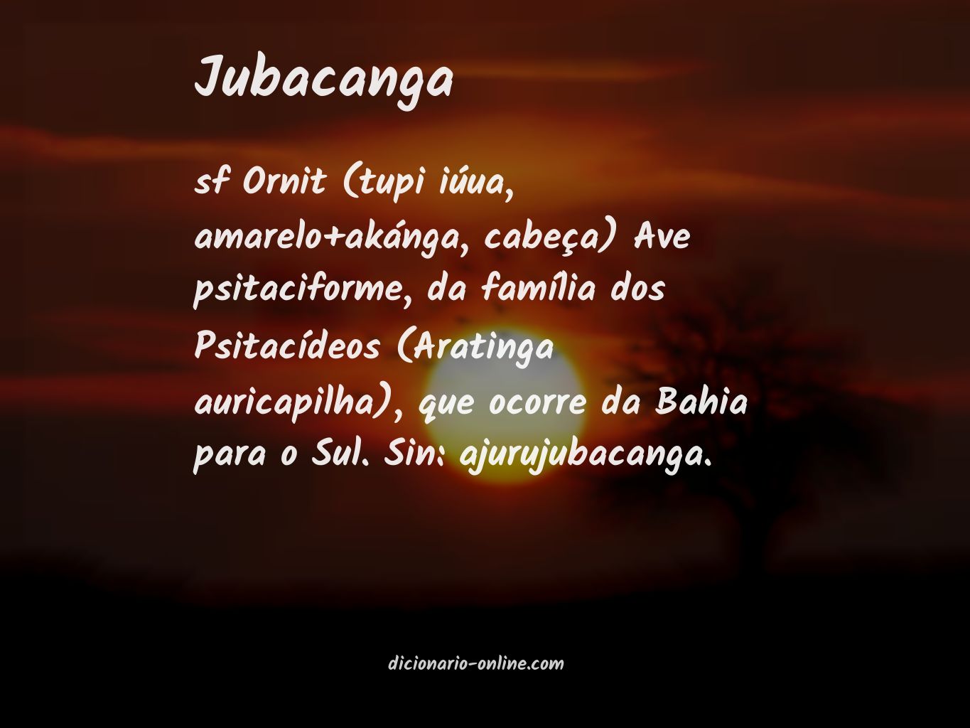 Significado de jubacanga