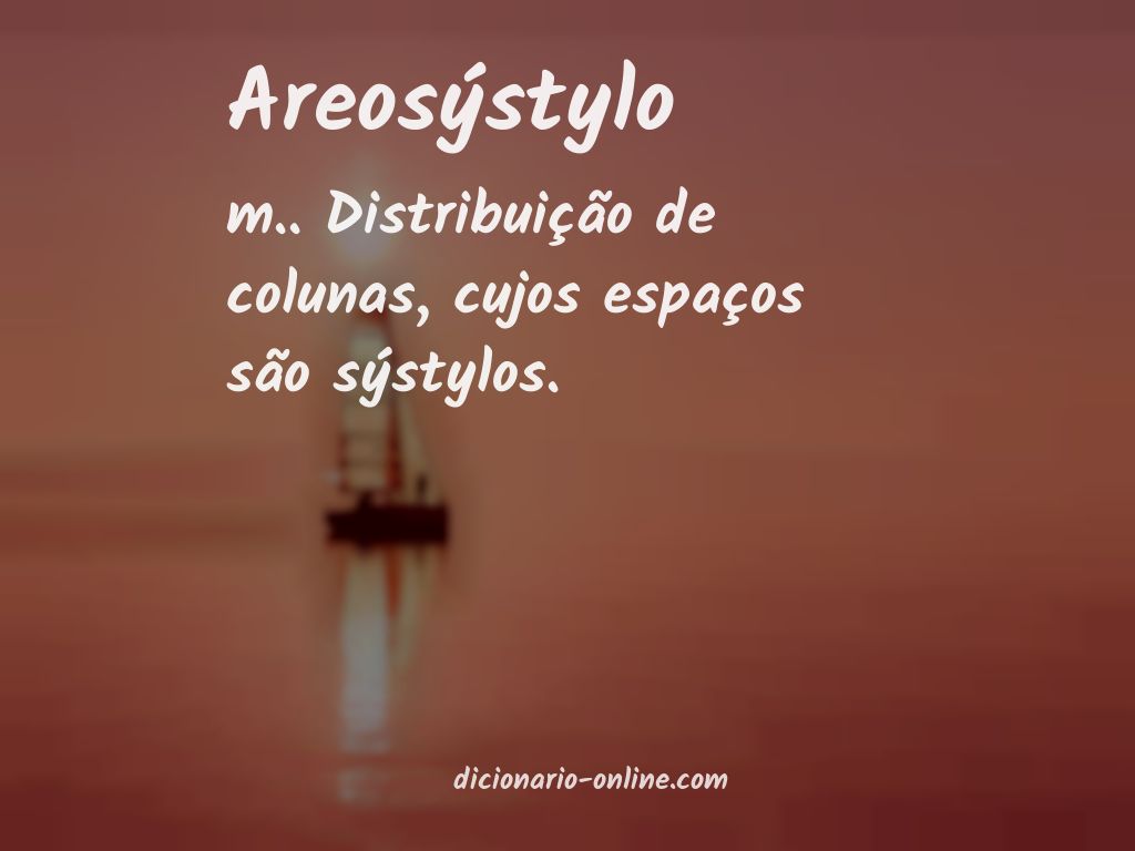 Significado de areosýstylo