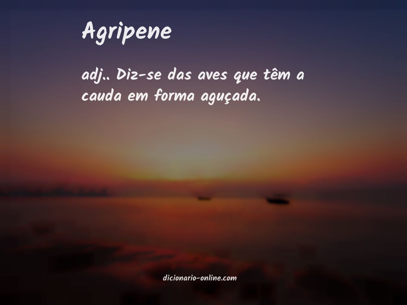 Significado de agripene