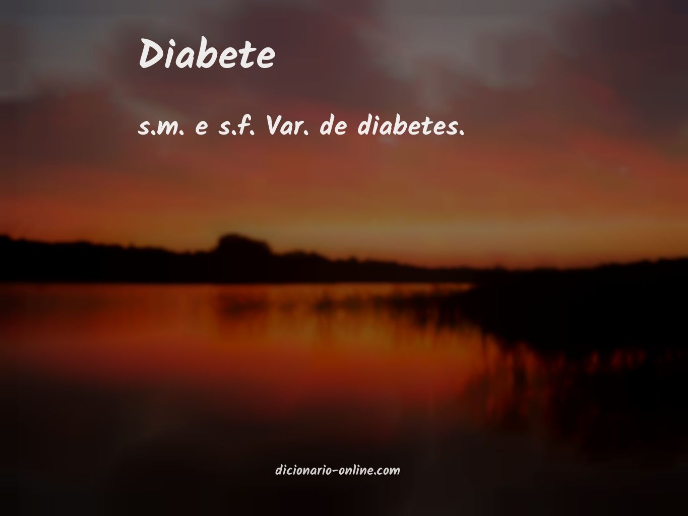 Significado de diabete