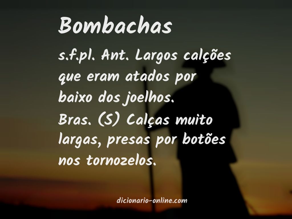 Significado de bombachas