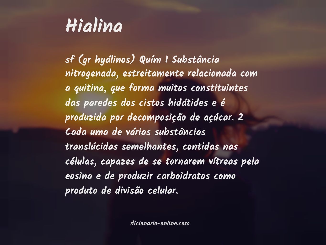 Significado de hialina