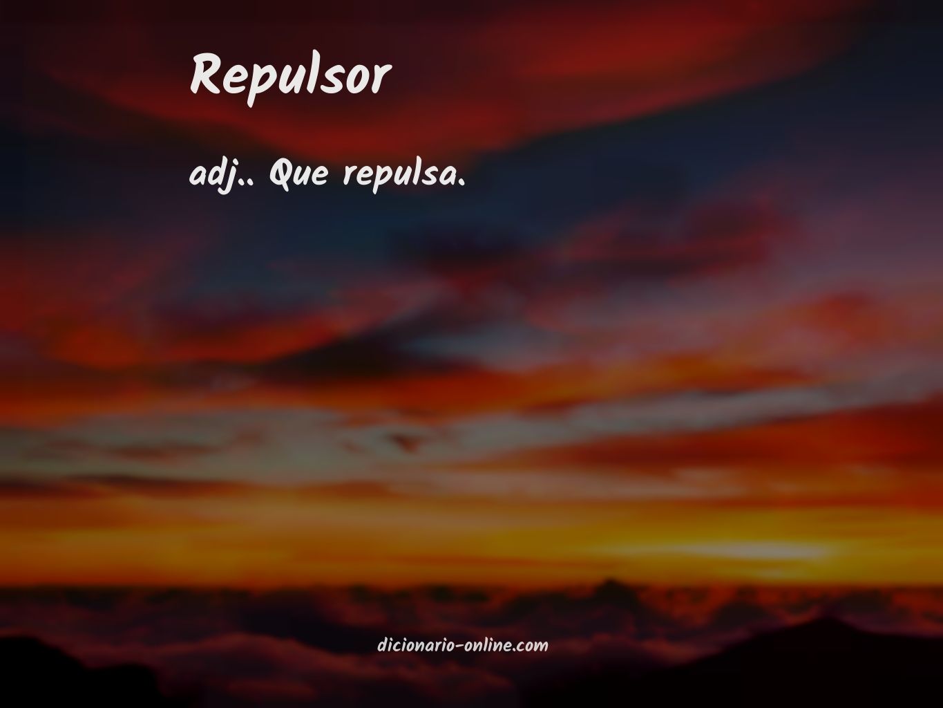 Significado de repulsor