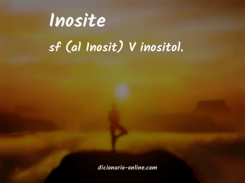 Significado de inosite