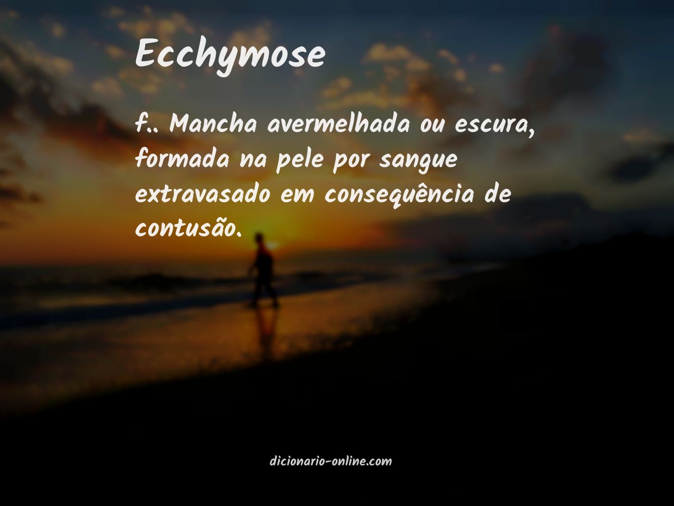 Significado de ecchymose